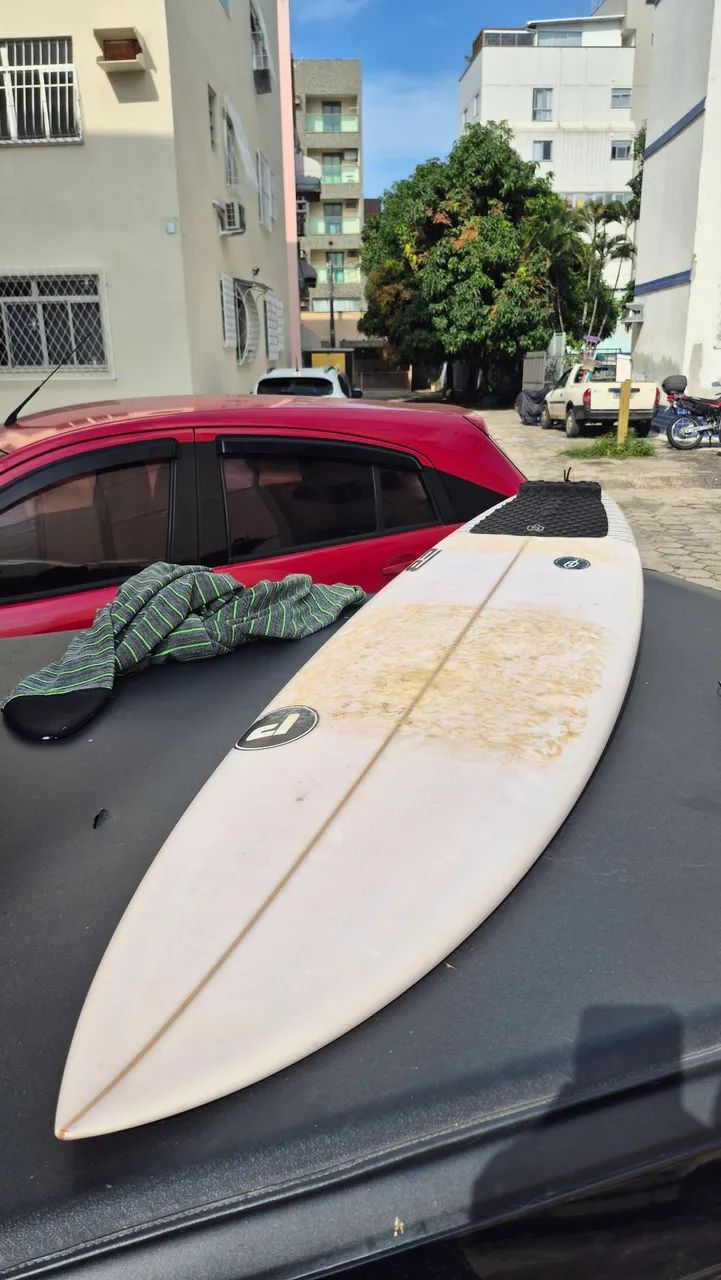 Prancha de surf com capa e leash - Foto 3