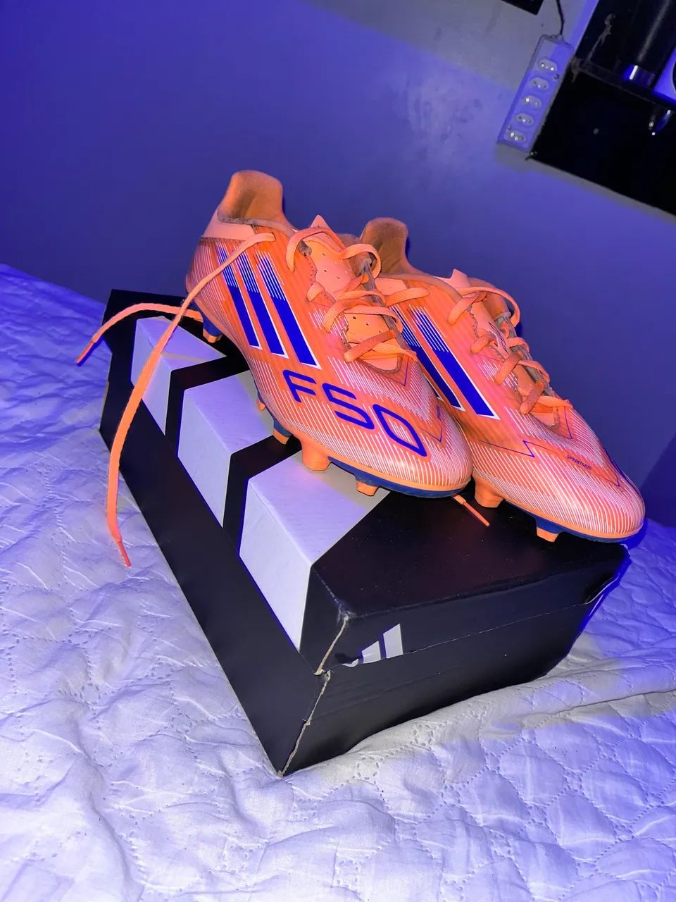 F50 adidas（アディダス） 25cm F50 【一回着用】adidas PRO 25FW F50 サッカースパイク JAPAN HG/AG シューズ