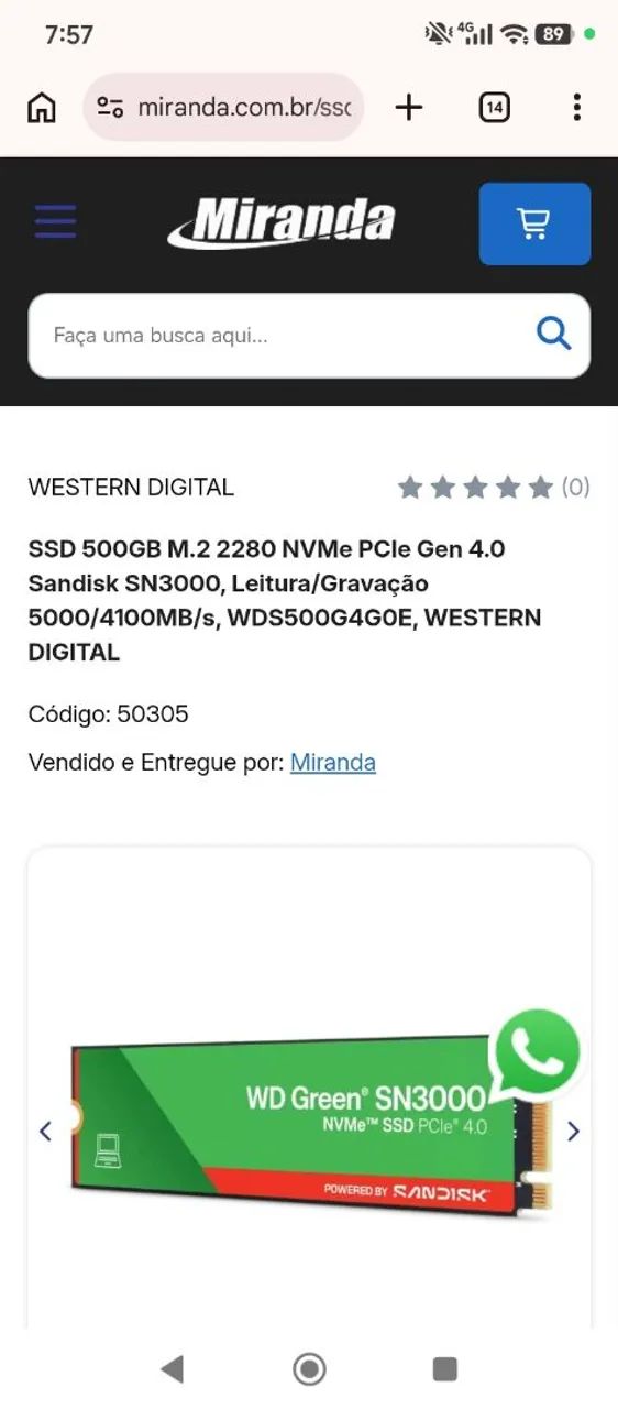 SSD M2 500gb nunca usado - Foto 5
