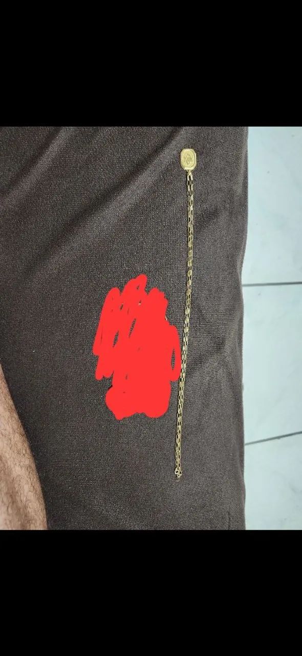 Corrente + pingente de ouro 18k - Foto 2