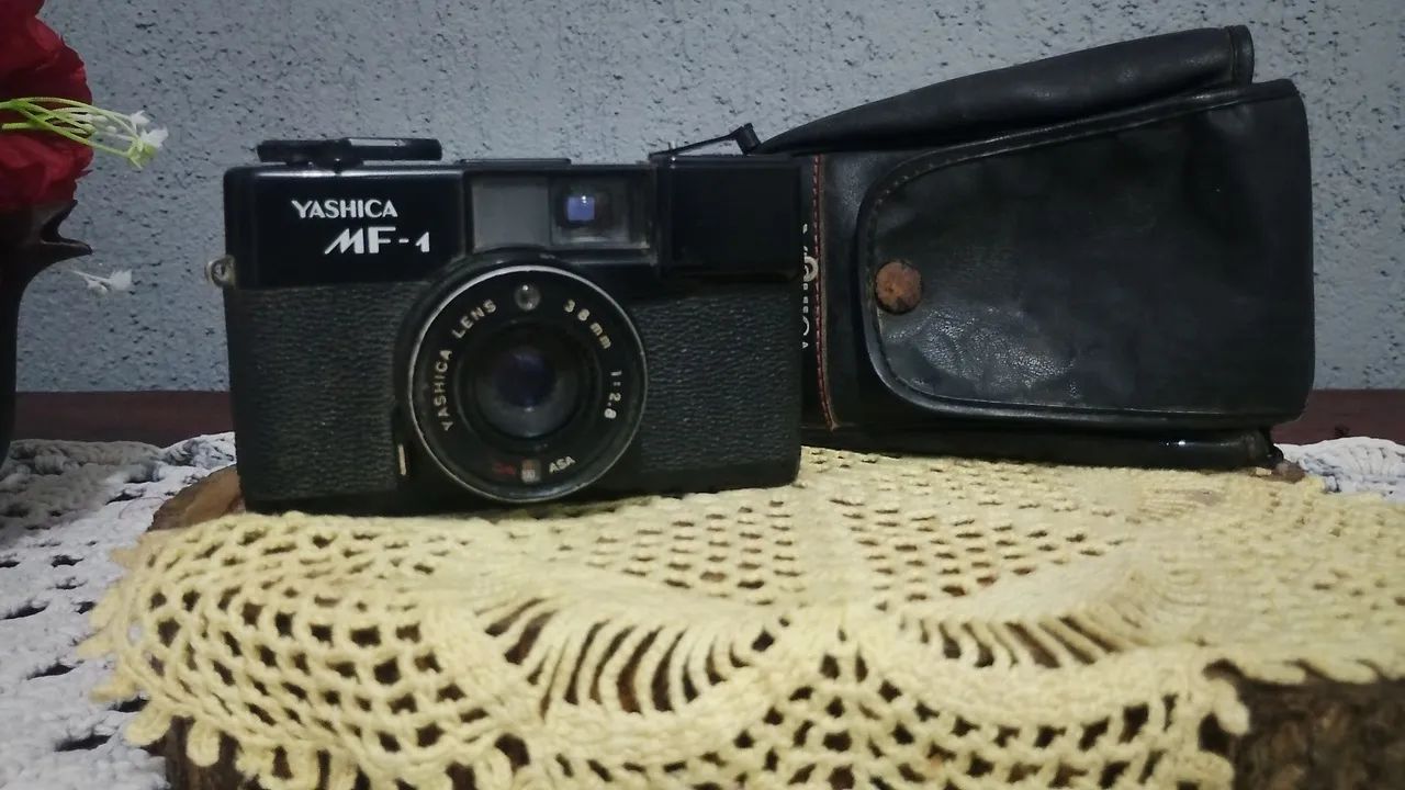 Câmera Yashica MF-1 38mm 1:2.8 + Case Original - Sem Teste  - Foto 2