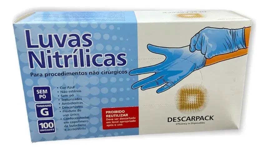 Luvas descartáveis (P, M e G) - Foto 3