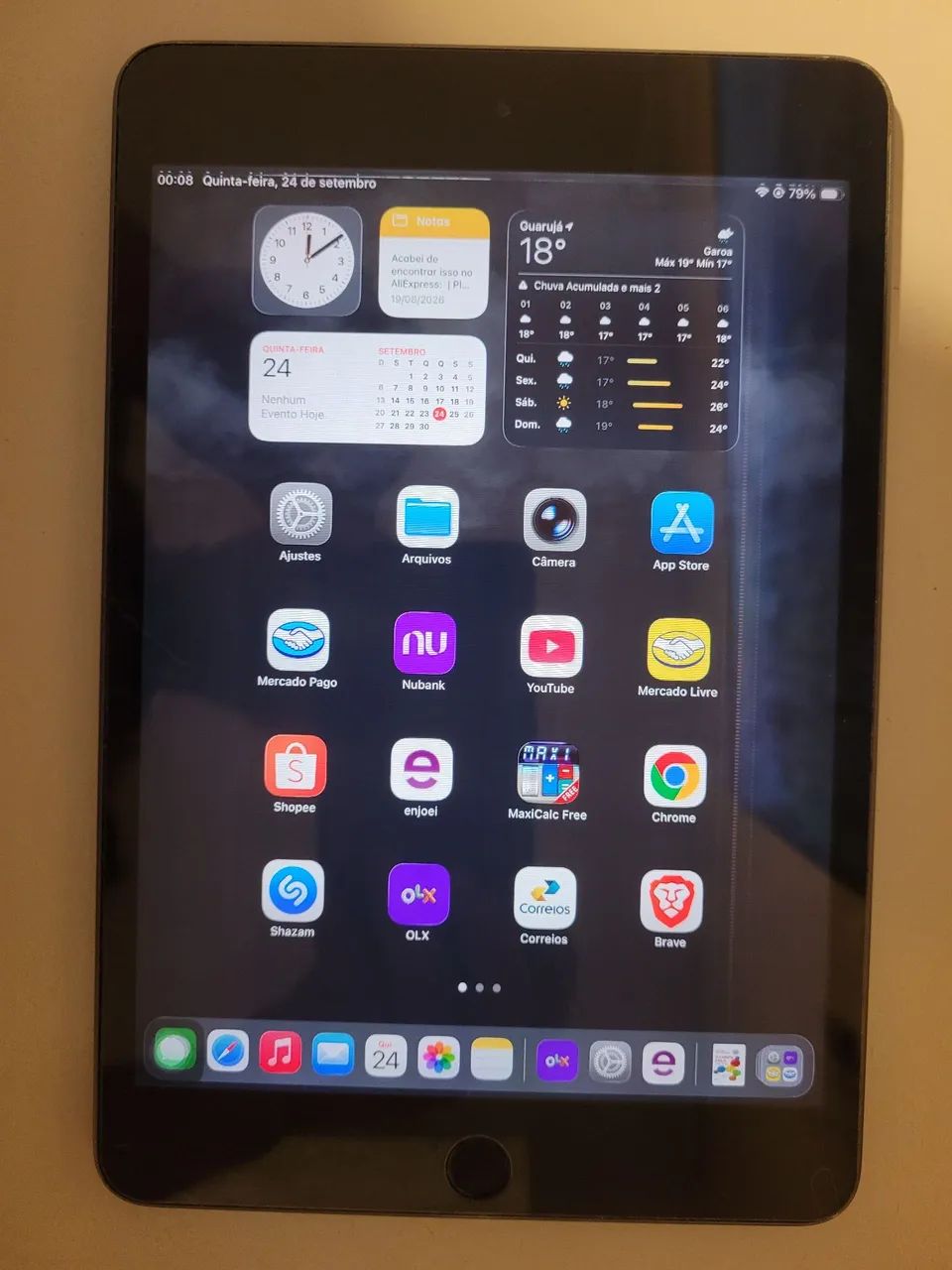 Ipad mini 5 64gb (DEFEITO NA TELA )