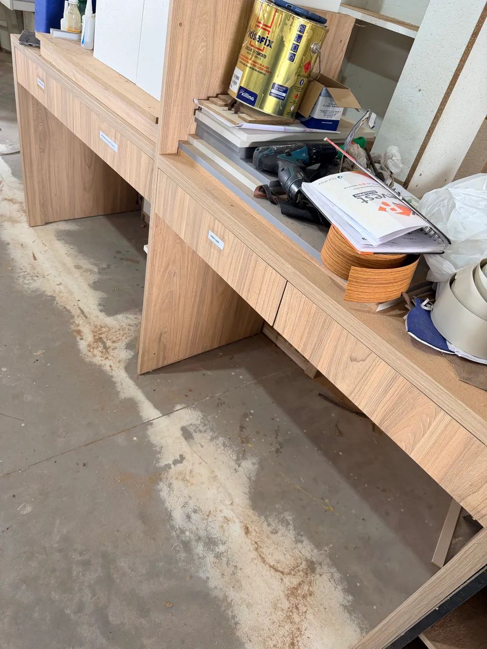 DUAS mesas/ cabines de trabalho - Foto 4
