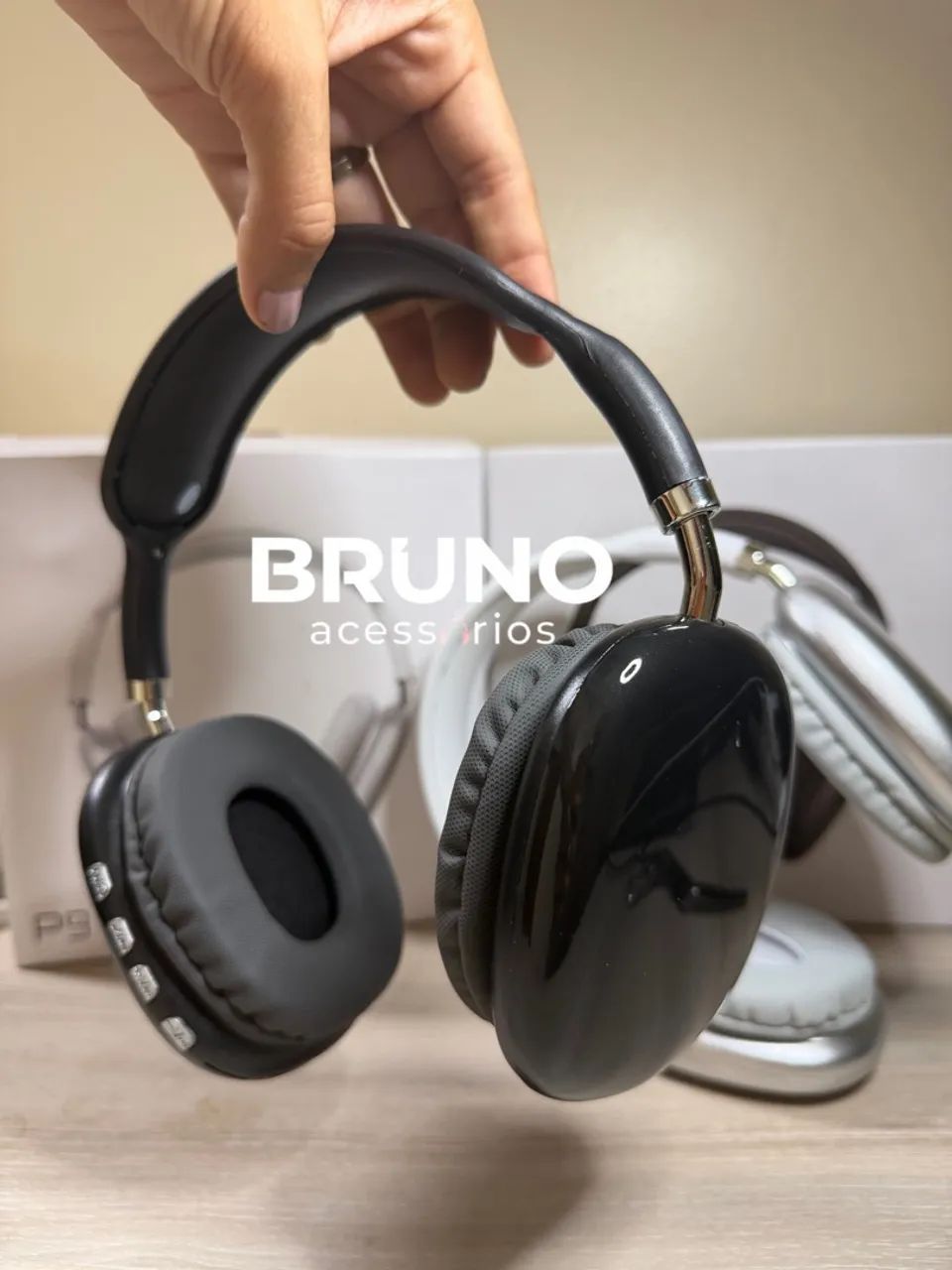 Fone Bluetooth abafador P9 - Foto 3