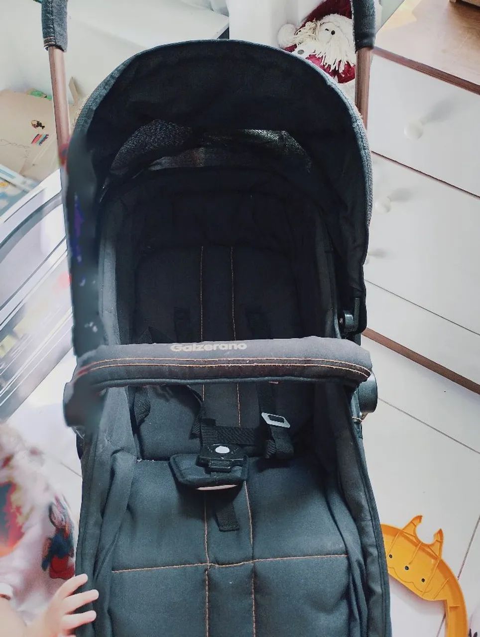 Kit carrinho de bebê + bebê conforto que vira Moisés. - Foto 3