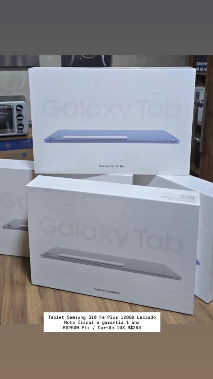 Tab S10 Fe Plus 128GB Lacrado - Nota fiscal 