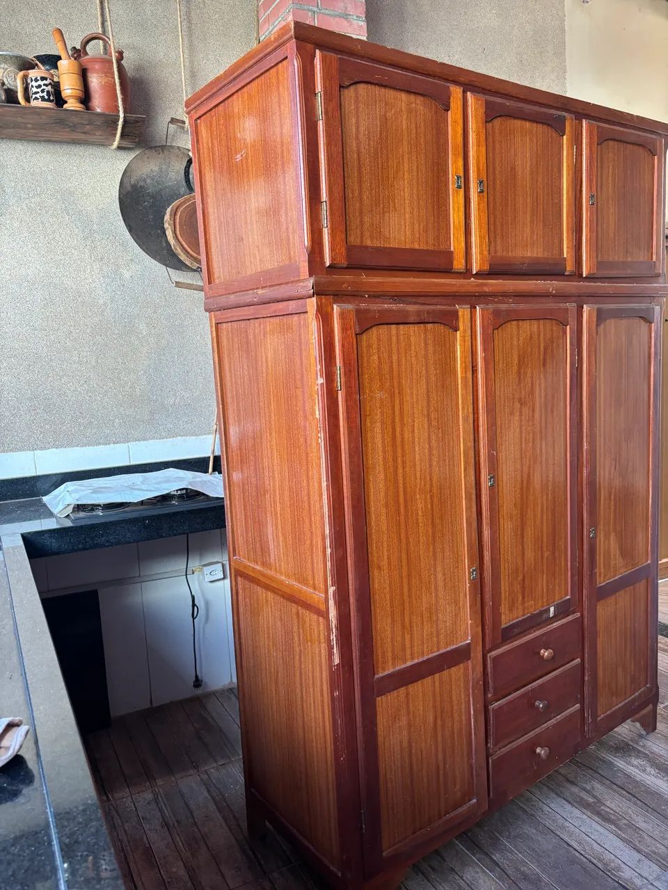 Guarda roupa de madeira  - Foto 2