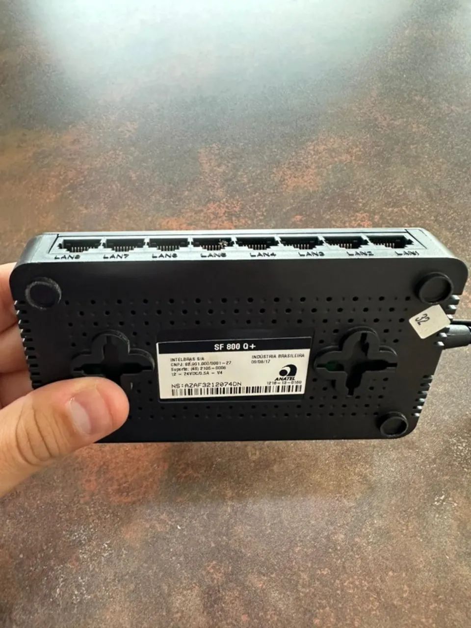 2 peças Switch Intelbras de 8 Portas Fast 10/100 Ethernet Sf 800