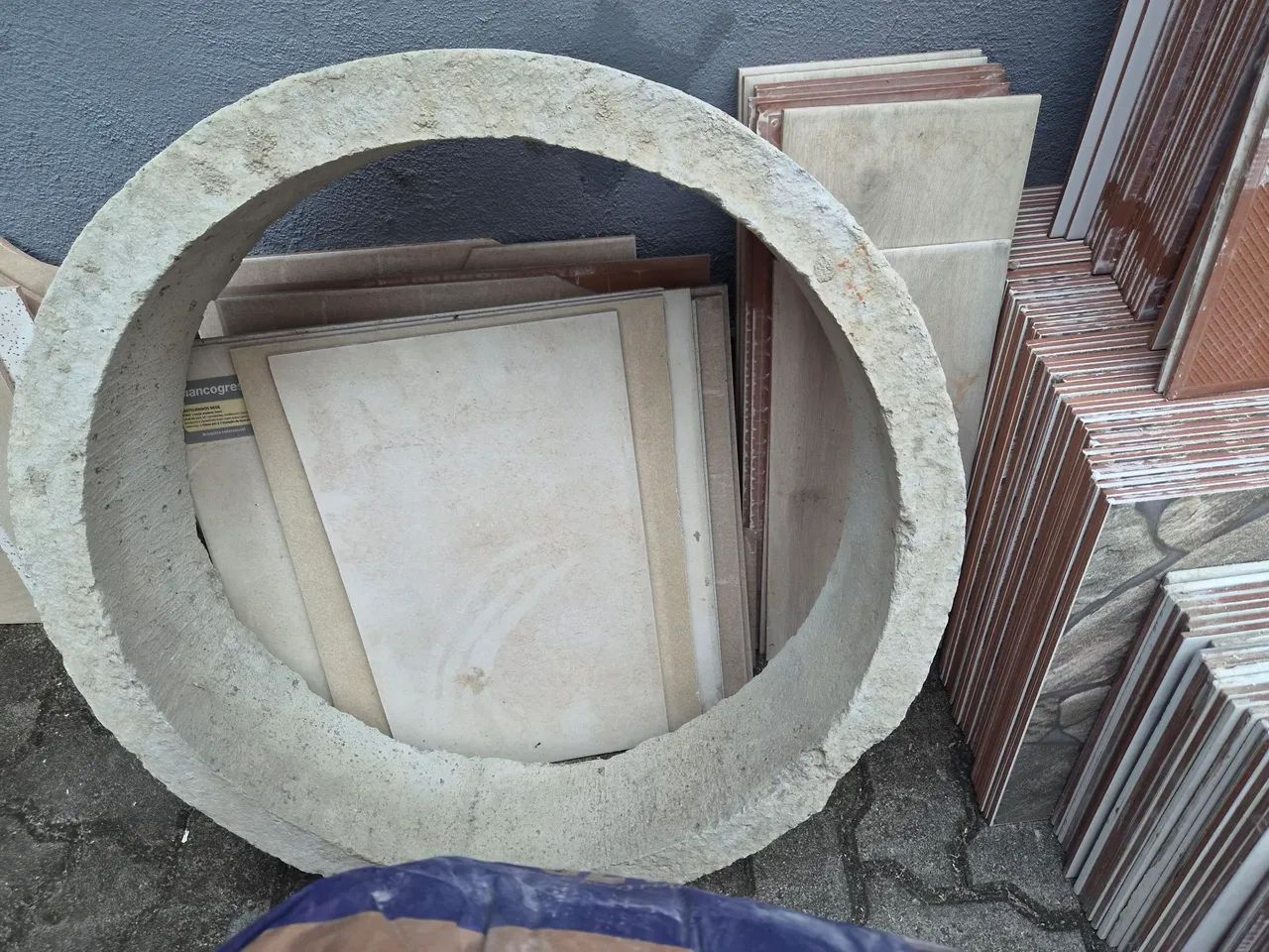 Anel de esgoto manilha 