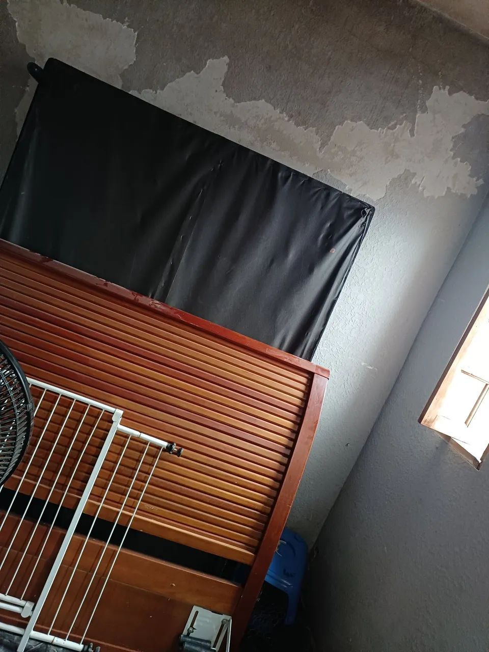 Cabeceira de madeira, cama casal. - Foto 5