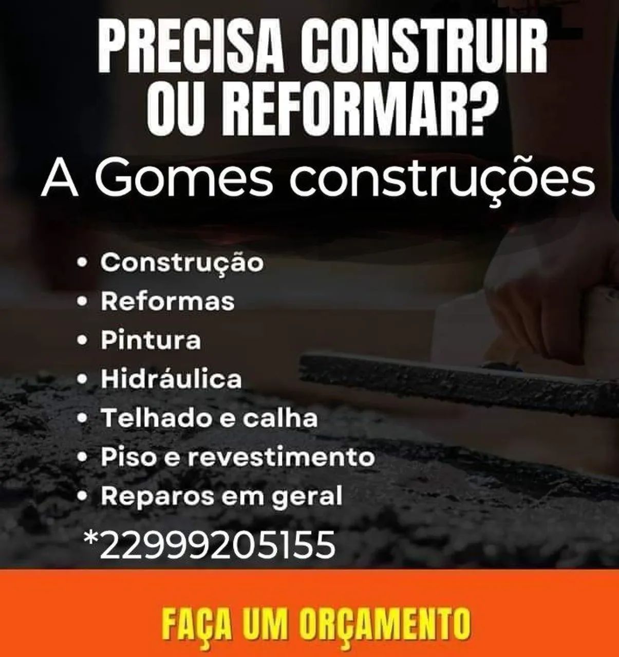 Construções e reformas 