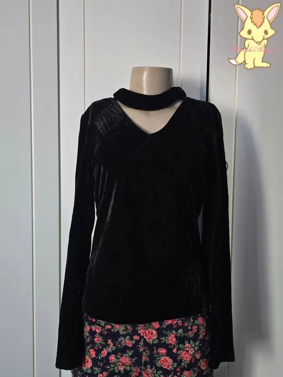 Blusa veludo alt - Foto 3