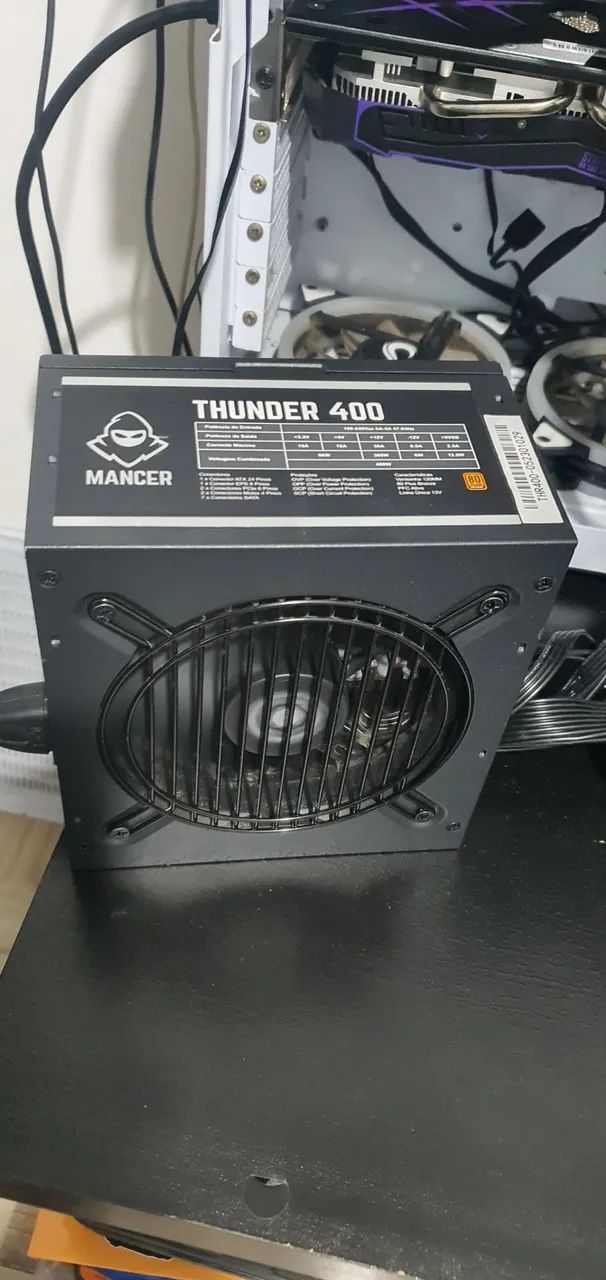 Fonte mancer Thunder 400w 80 plus bronze - Foto 3