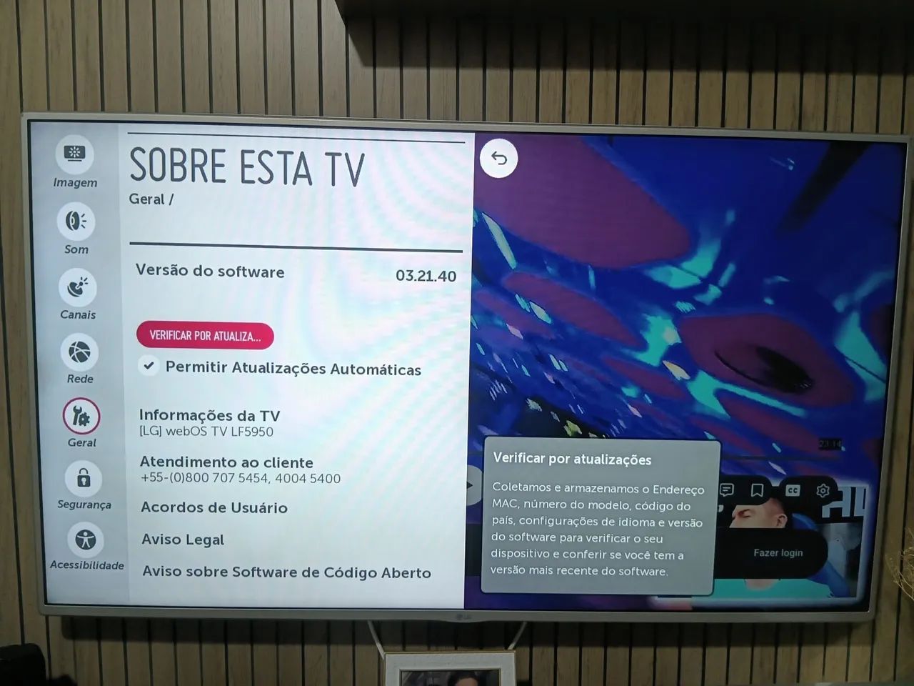 Tv  LG  web OS TV5950 de 55 - Foto 2