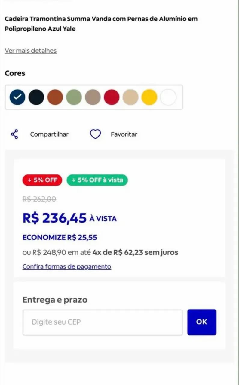 Cadeira Tramontina  - Foto 3