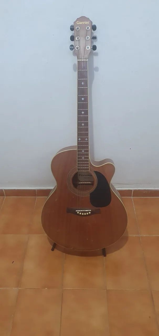 Violão elétrico Giannini GS-4 CEQ WS
