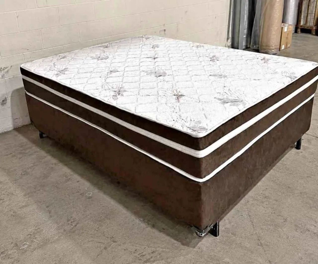 Cama Box Casal Molas Ensacadas espuma D28  - Foto 4