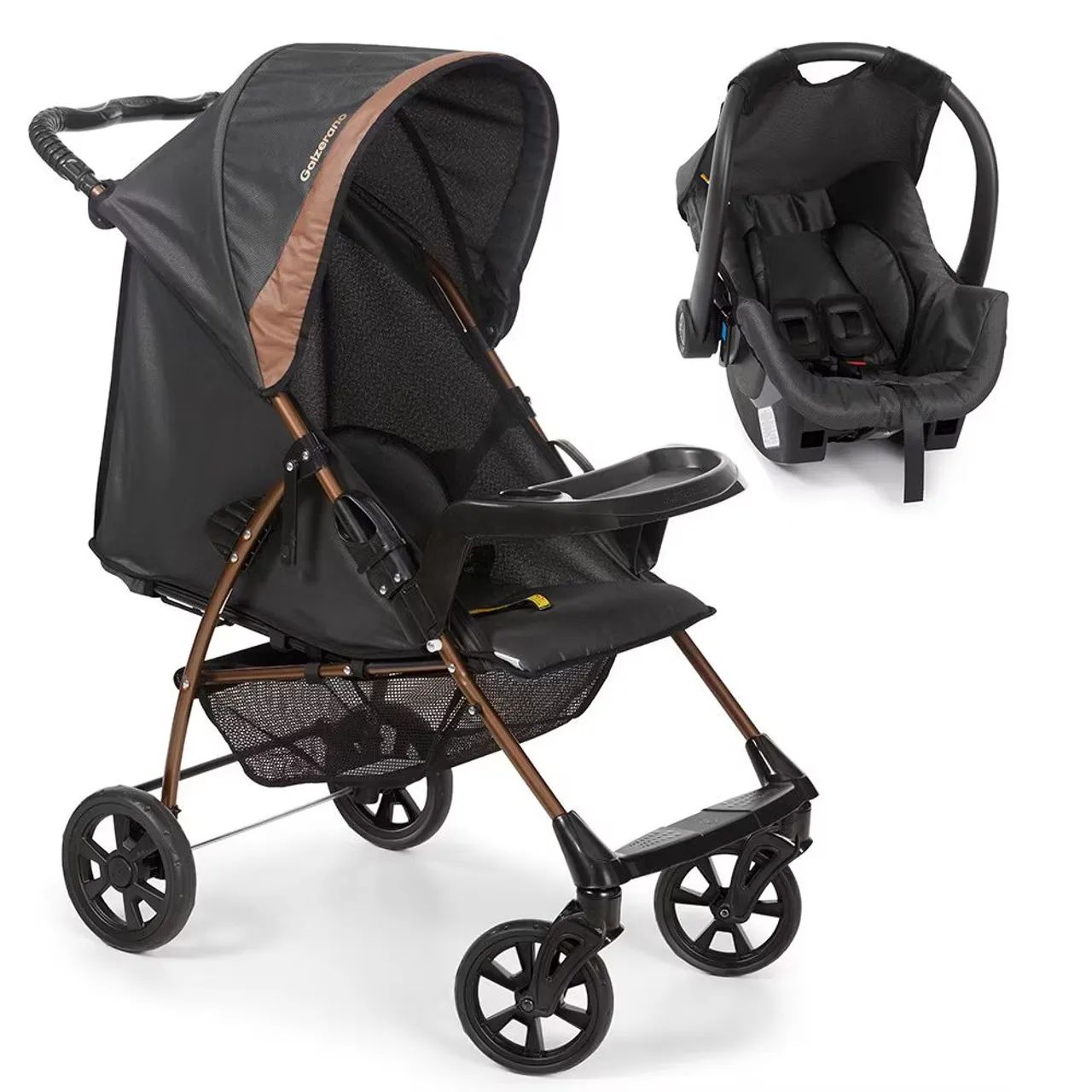 Carrinho de bebê + bebê conforto 