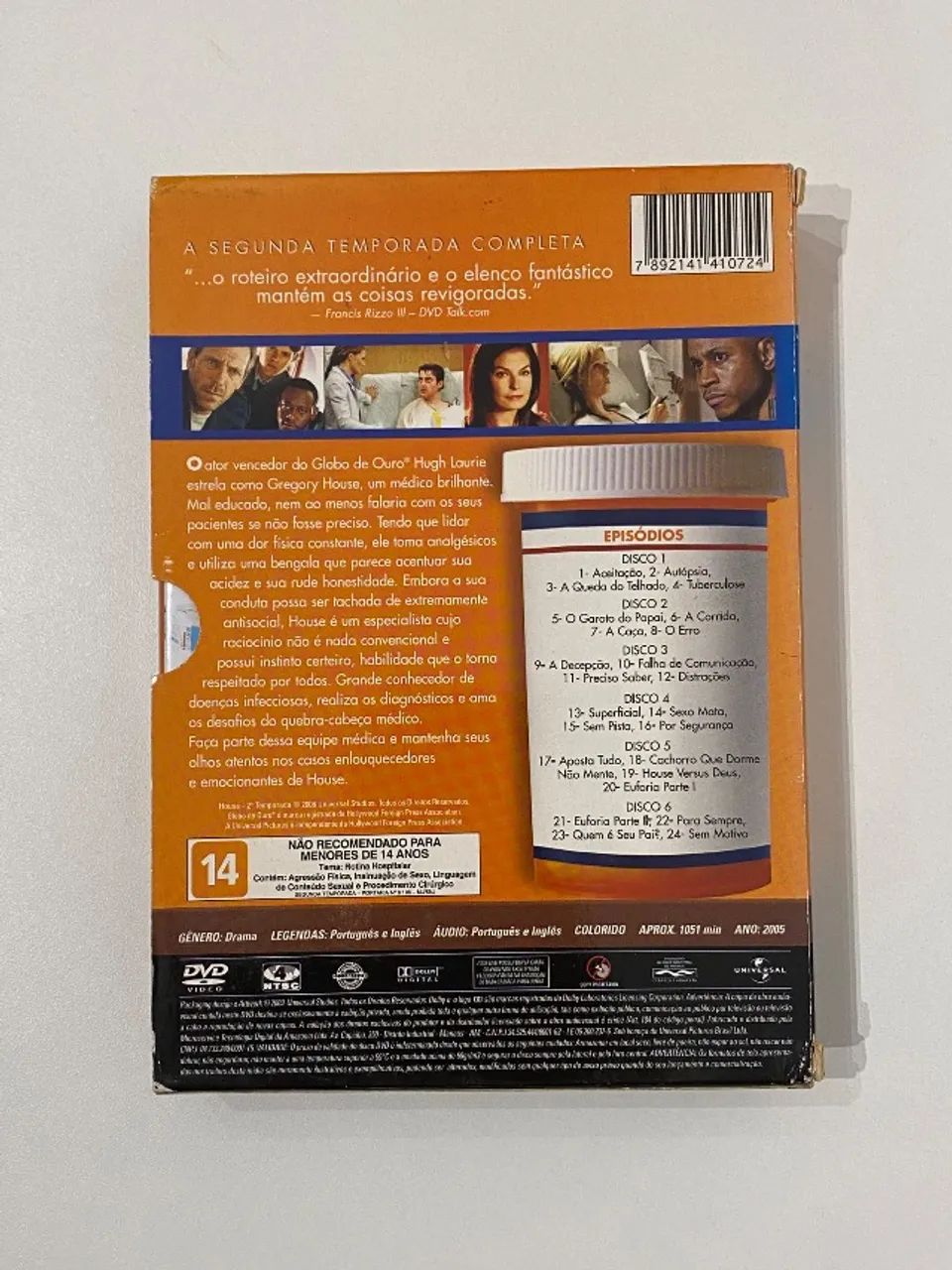 DVD 2a temporada completa House - usado em bom estado - CDs, DVDs