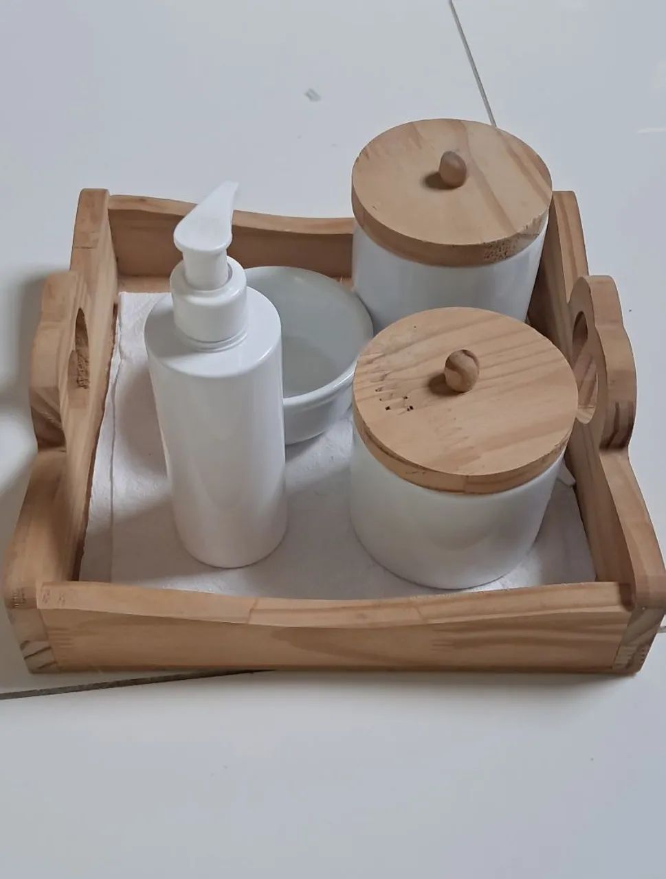 kit higiene em porcelana  - Foto 2