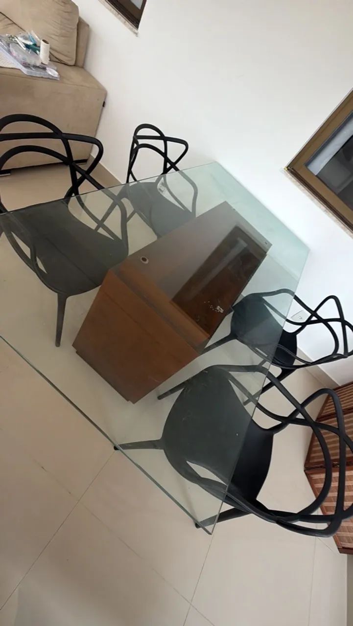 Mesa grande de madeira - Foto 2