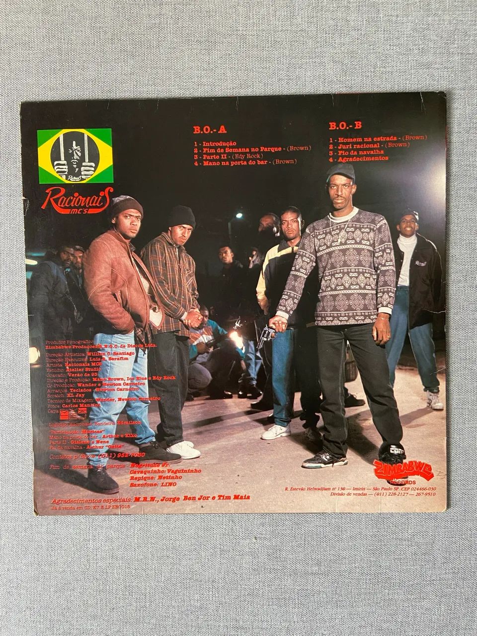 LP Racionas MCs - RaioX do Brasil 1993 - Foto 2