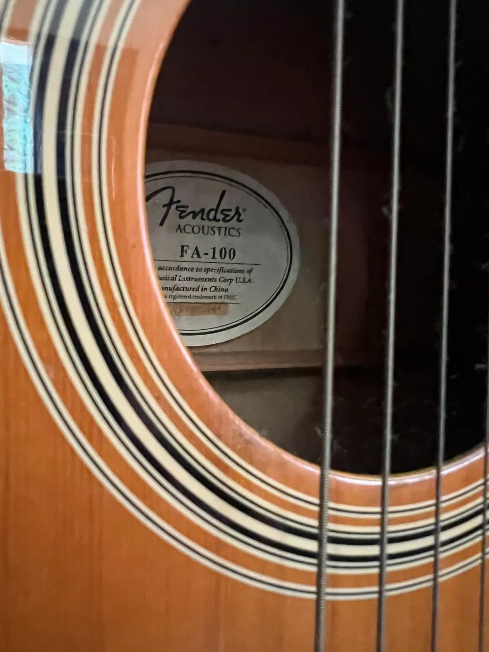Violão Fender aço elétrico  - Foto 3