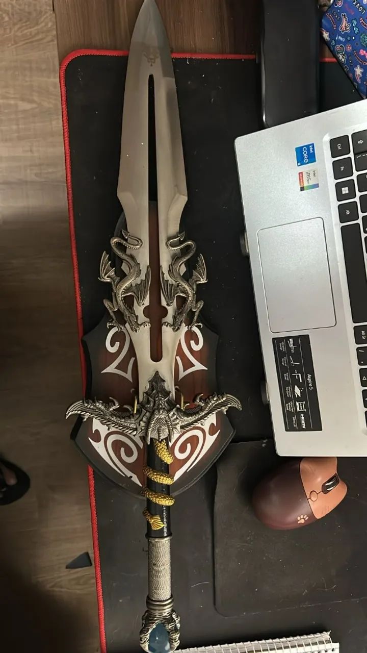 Espada de Dragão Fantasy - ITEM DE COLECIONADOR