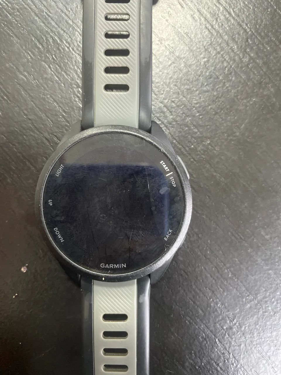 Garmin forerunner 165  com display rachado e placa mãe queimada  - Foto 2