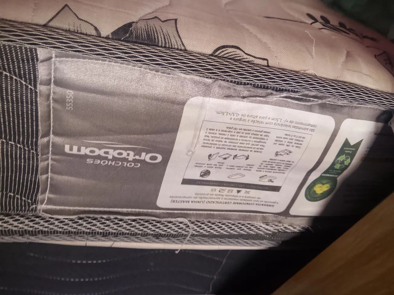 Cama box , completa com colchão Ortobom. - Foto 2