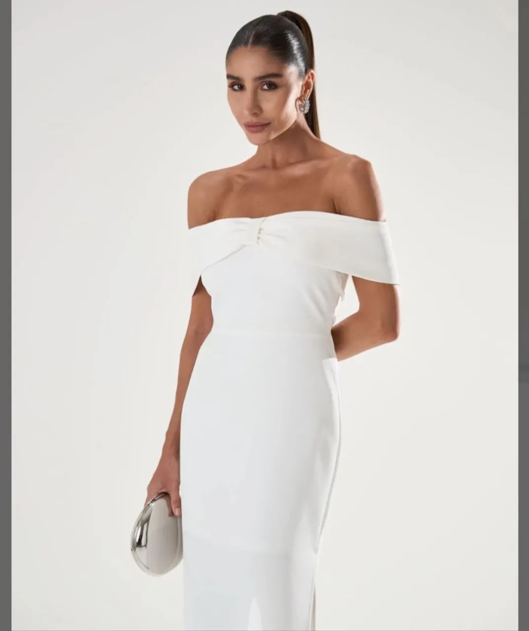 Vestido midi branco - Foto 2