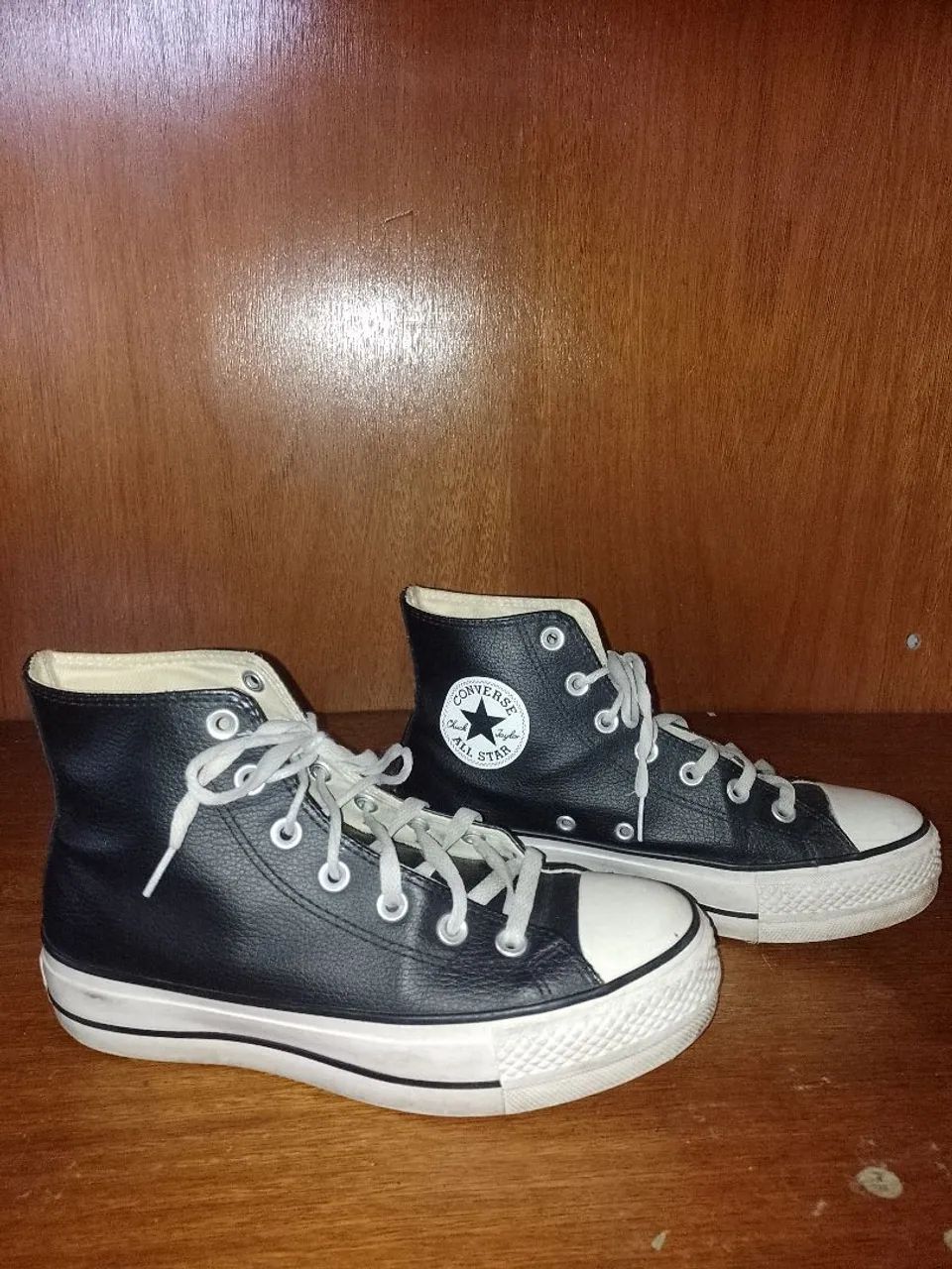 TÊNIS CONVERSE ALL STAR PRETO 36 PLATAFORMA  - Foto 2