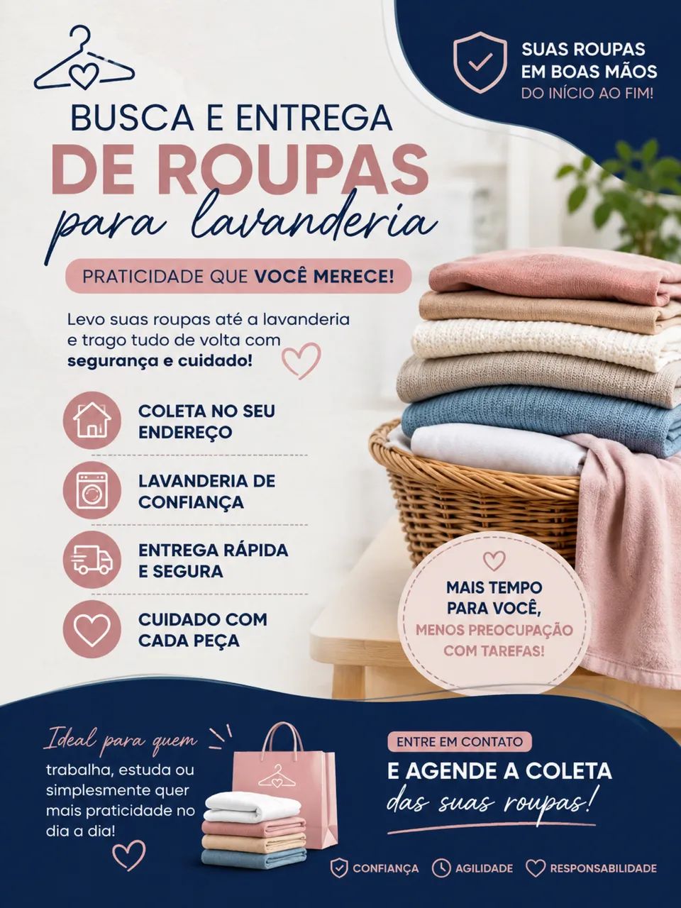 Roupas para lavar 