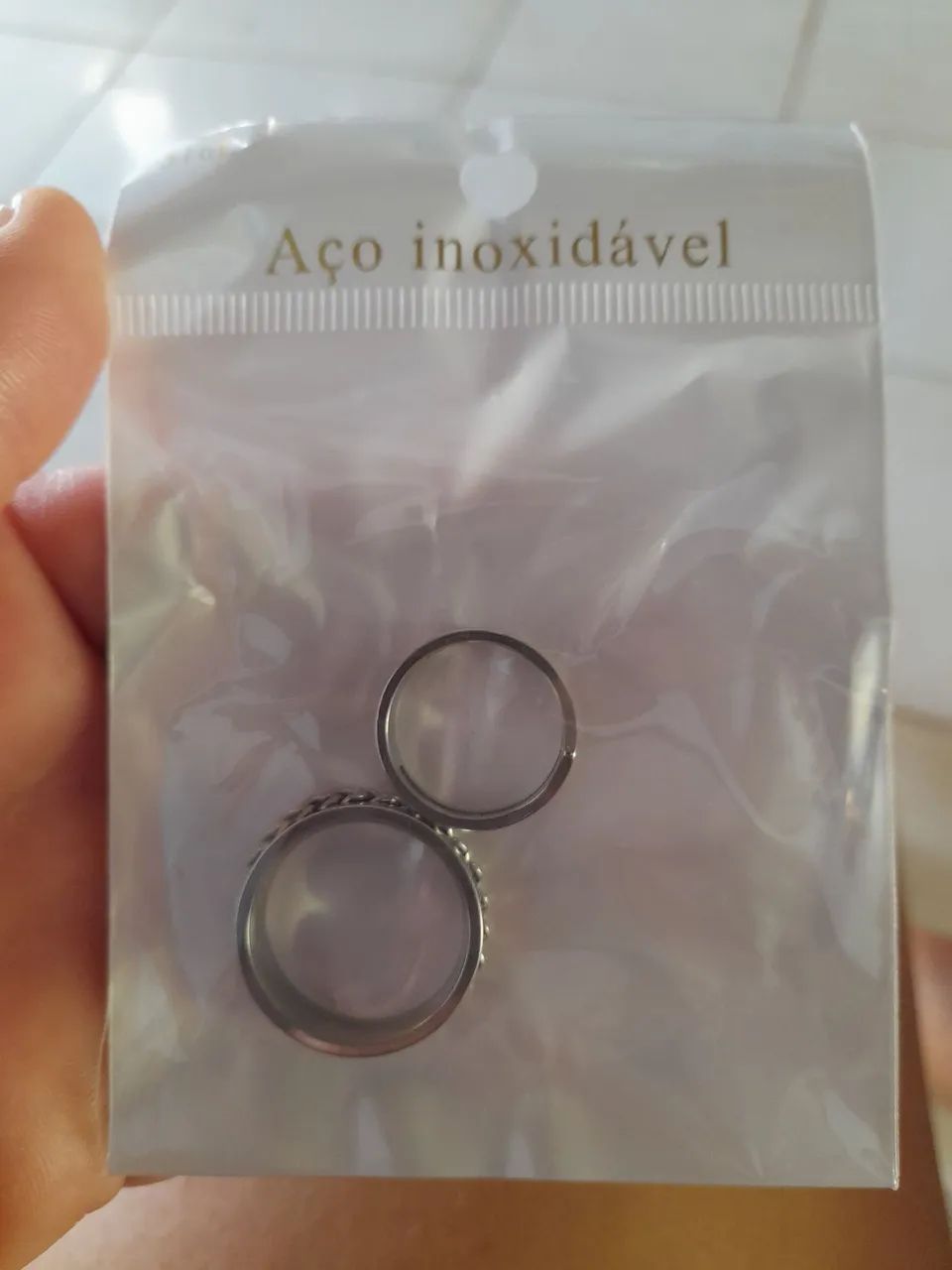 Anéis aço inoxidável  - Foto 3