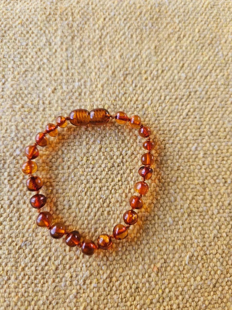 Pulseira de ambar baltico