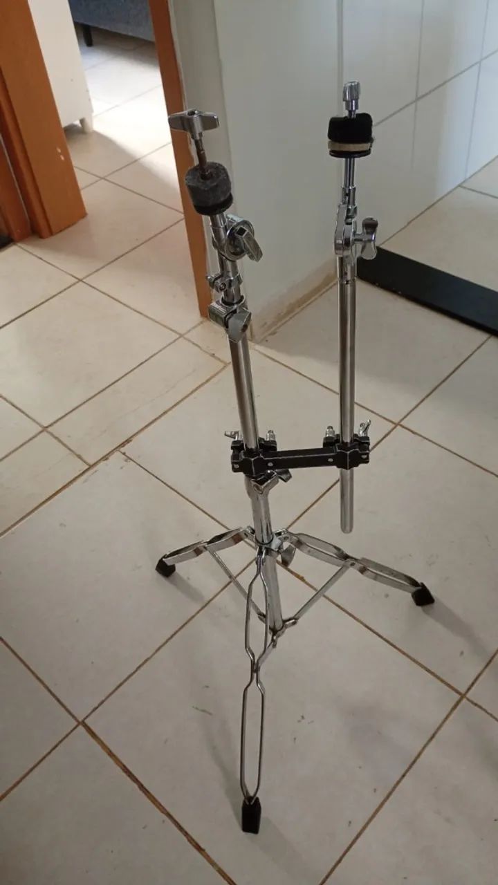 Estante de prato reta com clamp e extensor - Foto 2