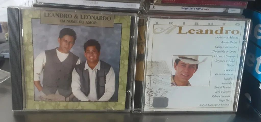 Leandro e Leonardo (Leia a a descrição) Kit com 4 Cds - Foto 3