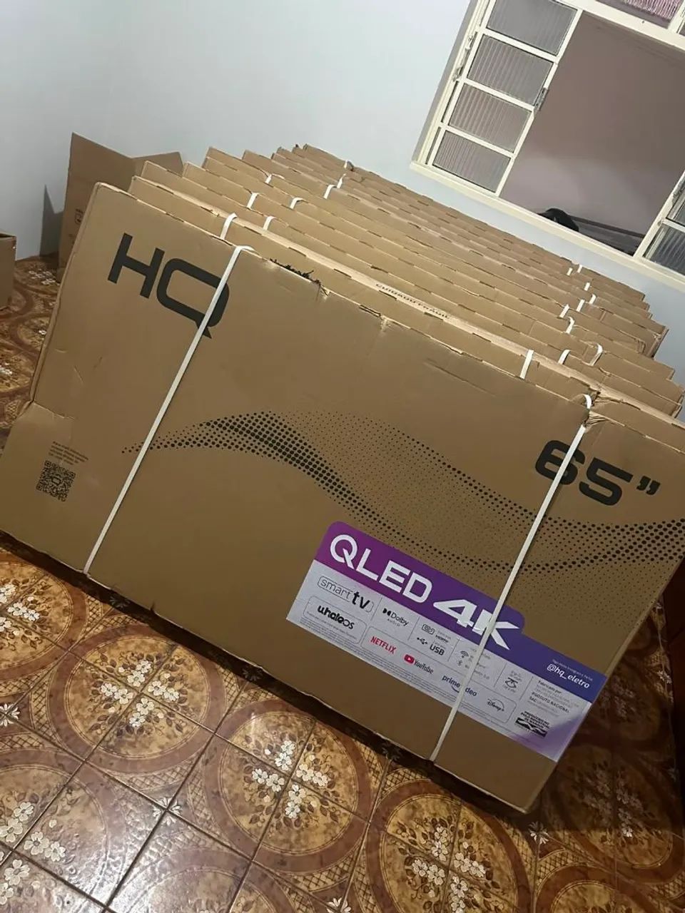 Vendo TV HQ Qled 4k 65 polegadas LACRADA  - Foto 2