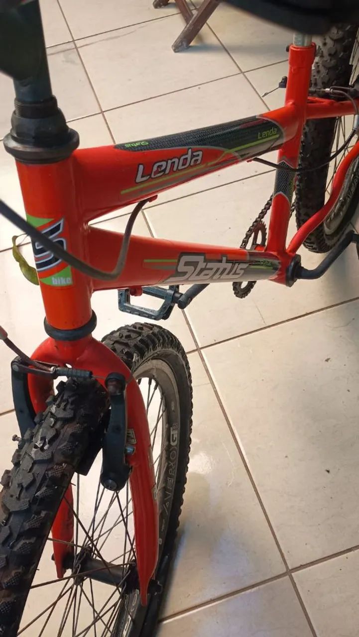 Bicicleta - Status Lenda (vermelha) - Foto 2