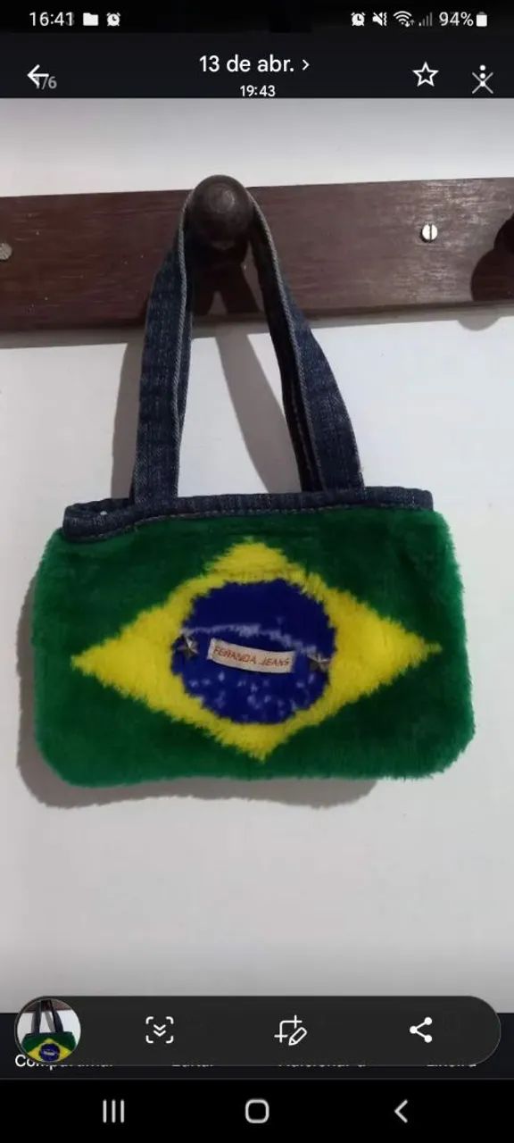 Brasil bolsa de mão  - Foto 2