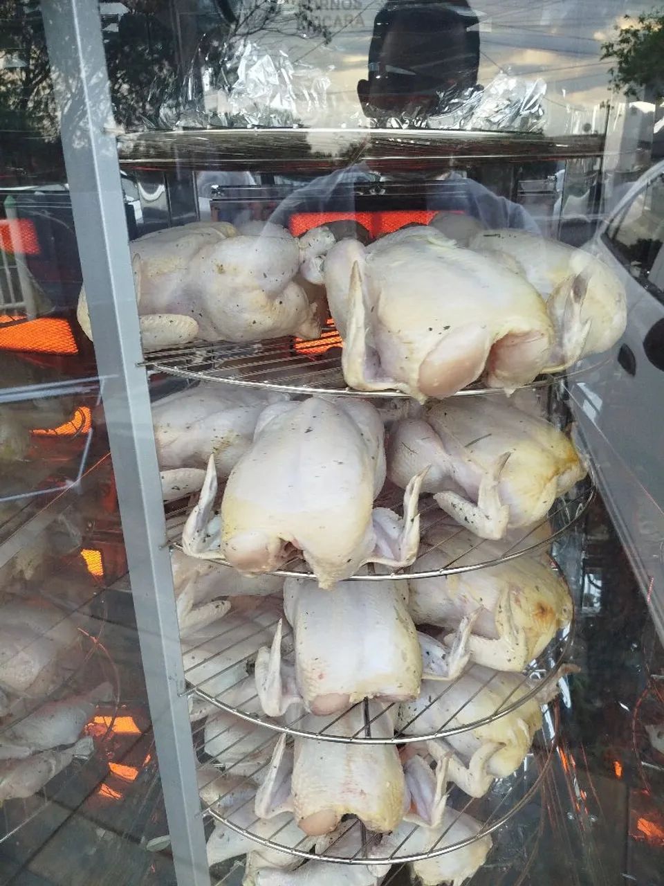 Máquina de assar frango 