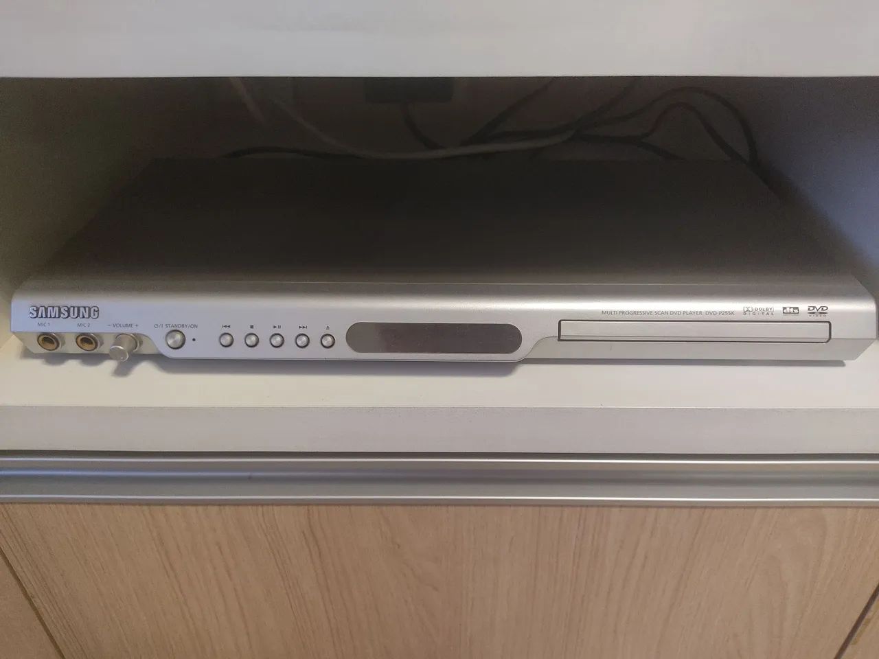 Aparelho de dvd com controle e cabos, marca Samsung  - Foto 2