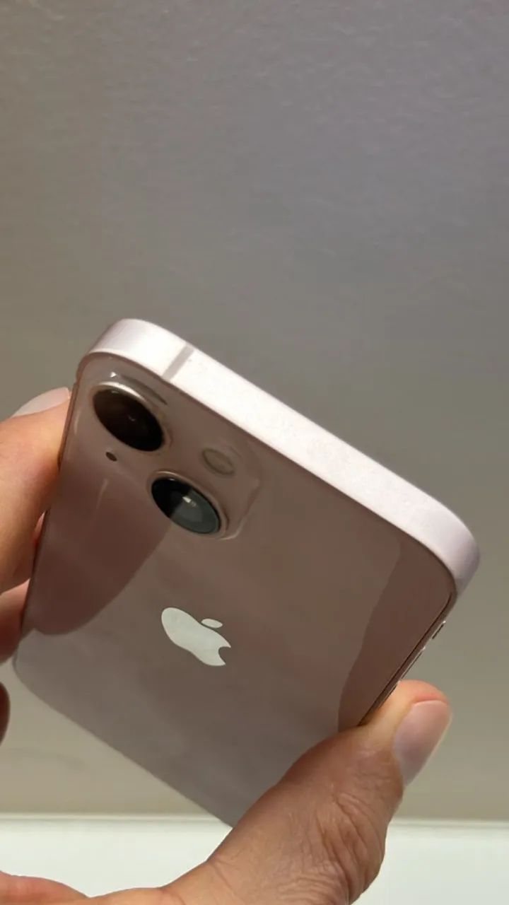 iPhone 13 mini 128GB Rosa 68% Bateria + Cabo e Capa - Foto 3