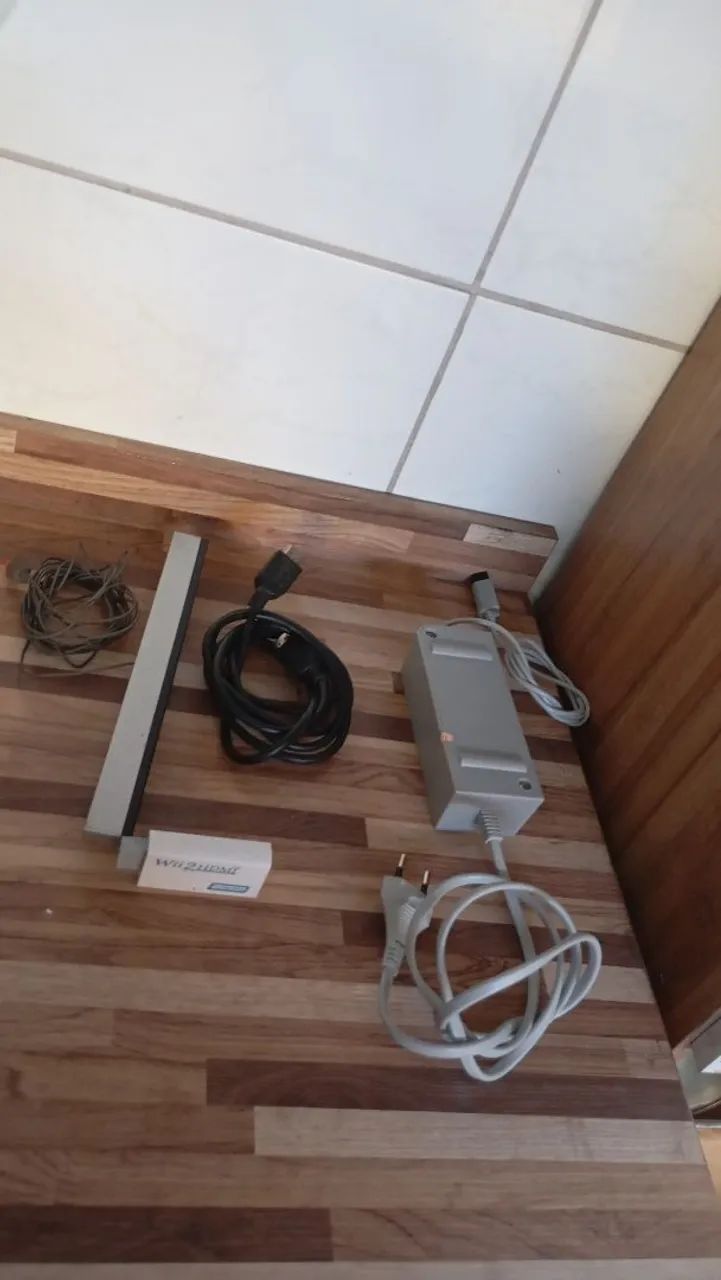 Kit Nintendo Wii fonte censor bar adaptador HDMI fonte paralela  - Foto 2