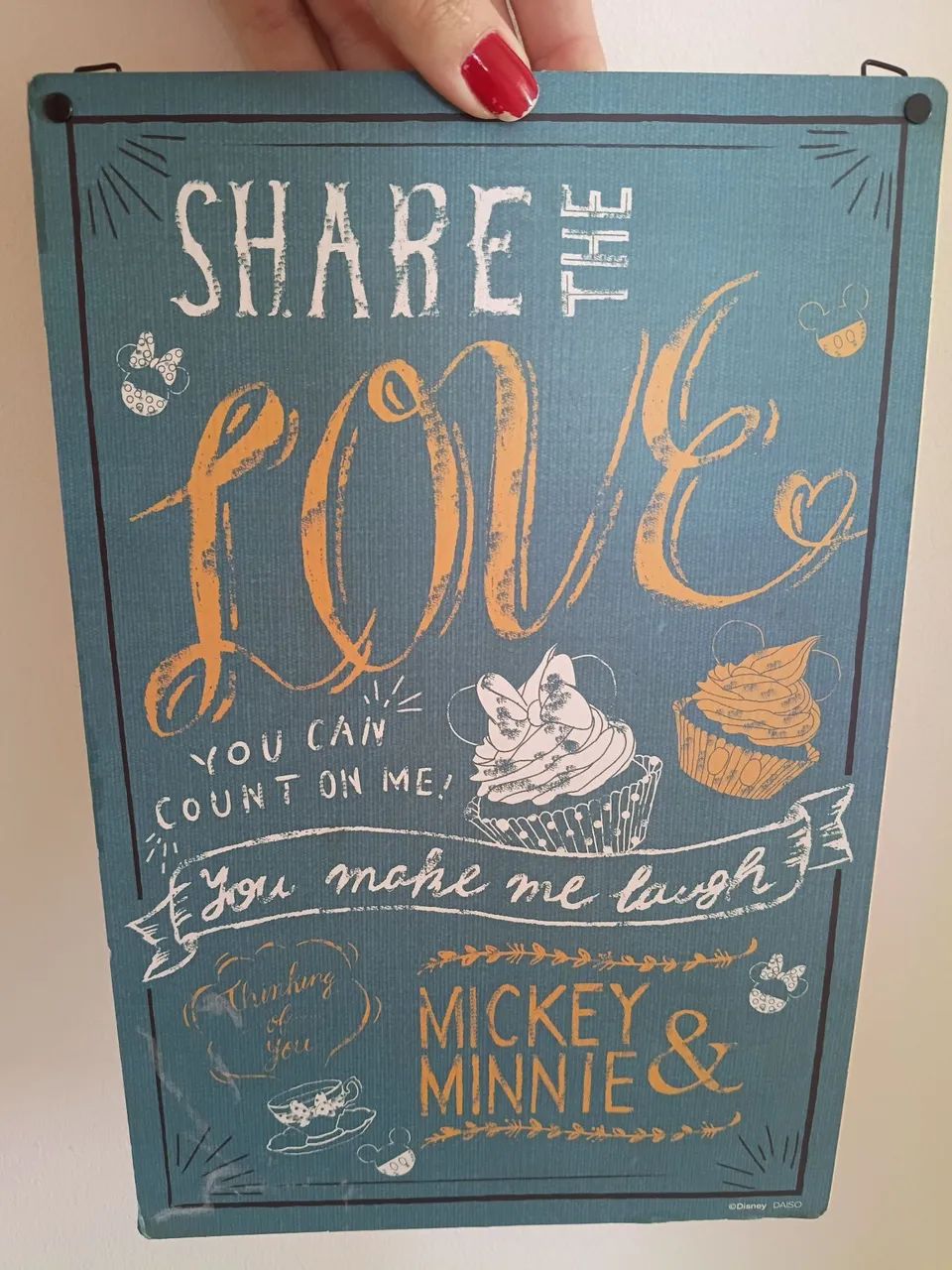 Placa decorativa Mickey e Minnie - Foto 4