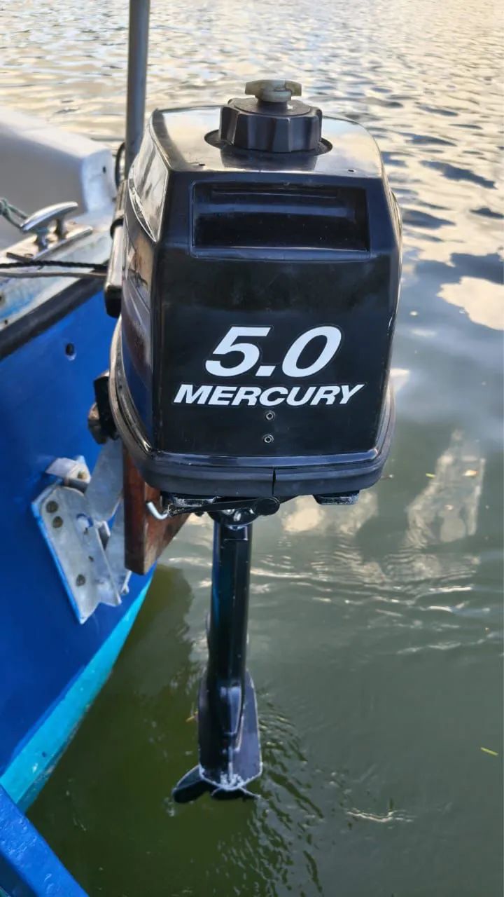 Mercury 5 HP - Rabeta Longa Seminovo - Foto 2