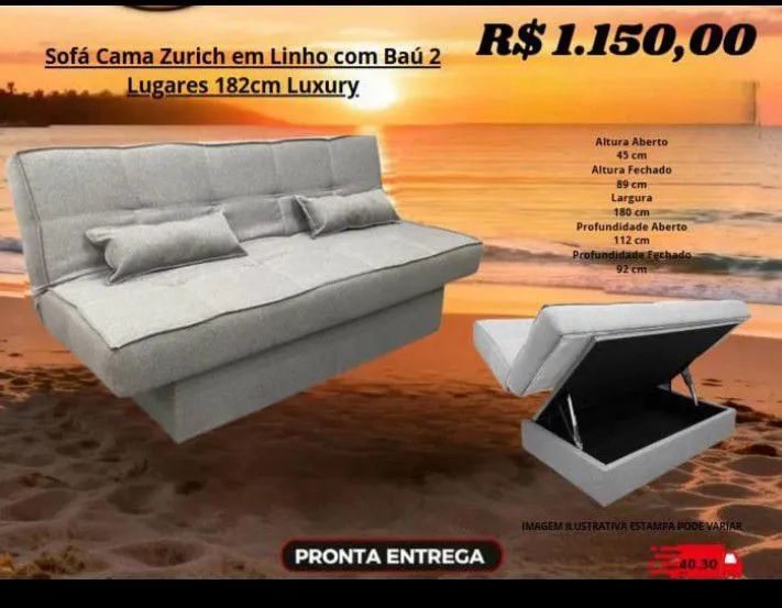 Sofa Bed with Storage Compartment439340436093020160