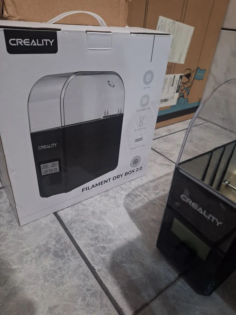 Impressora 3D Creality K1 + Dry Box 2.0 Creality - Kit Completo - Foto 6