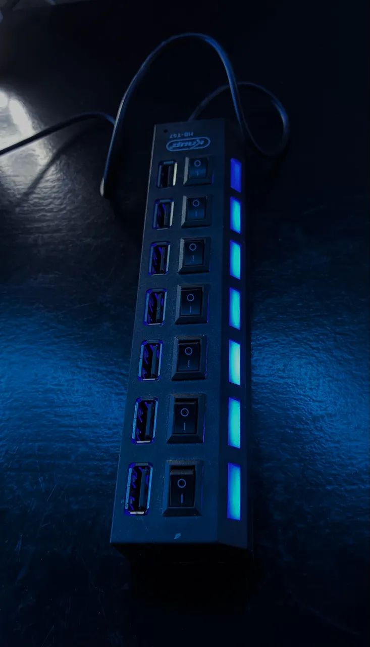 Base Cooler Gamer para Notebook com 2 Ventoinhas LED - Foto 2